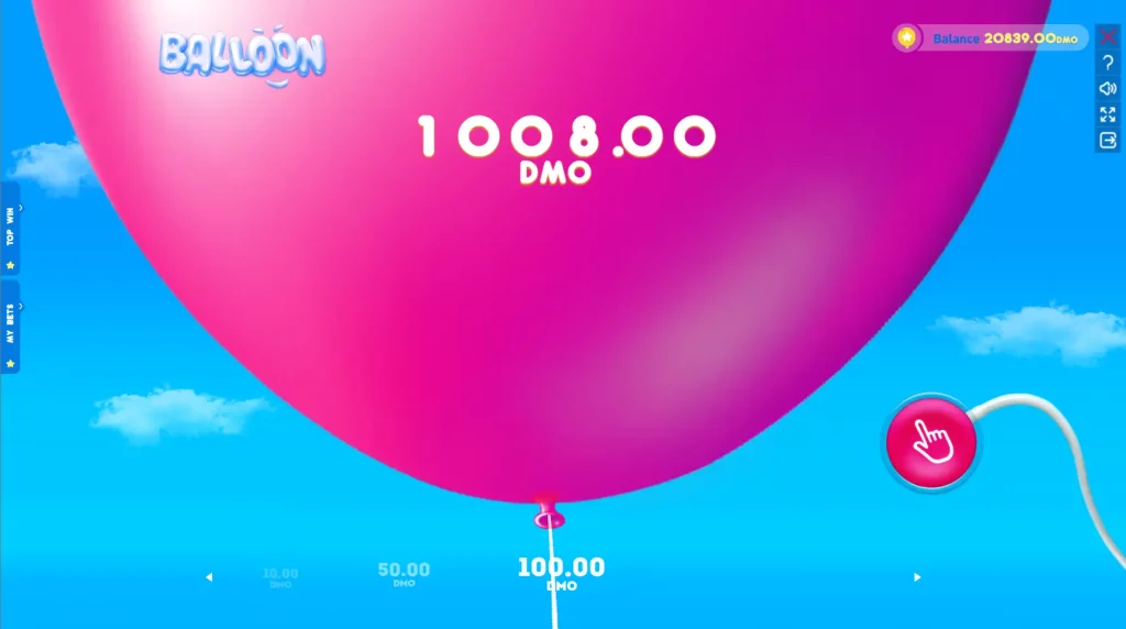 Статистика и история игр в Balloon Casino